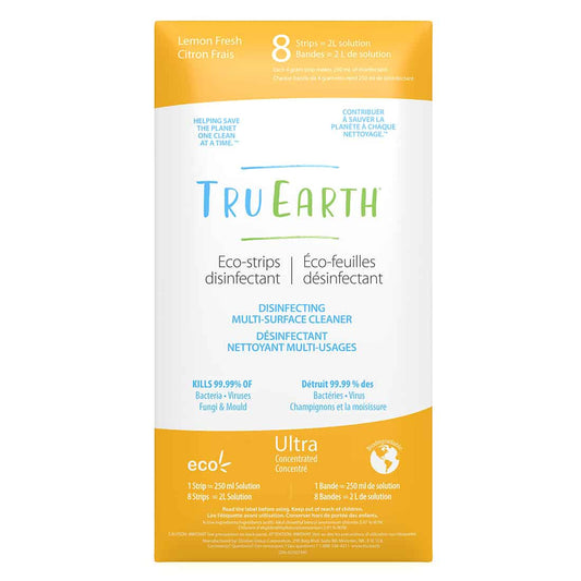 Tru Earth Eco-Strips Disinfecting Multi-Surface Cleaner (Lemon Fresh)