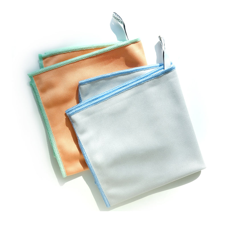 Full Circle Recycled Microfiber Glass Cleaning Cloths