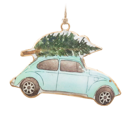 Beetle with Tree Ornament