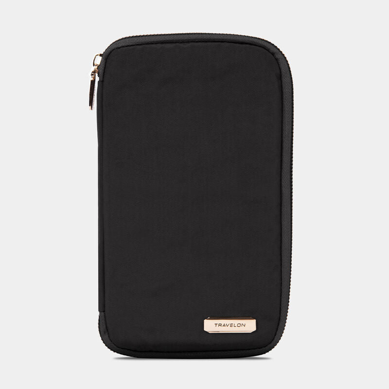 Travelon RFID Blocking Family Passport Zip Wallet The Bee's Knees