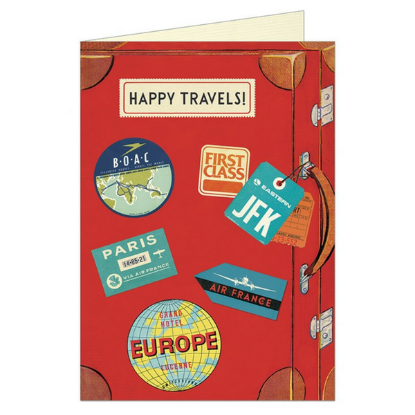 Cavallini & Co. Safe Travels Greeting Cards