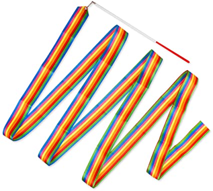 Rainbow Gymnastic Ribbon