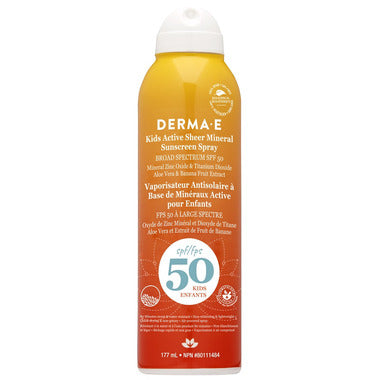 Derma E Kids Mineral Sunscreen Spray SPF 50