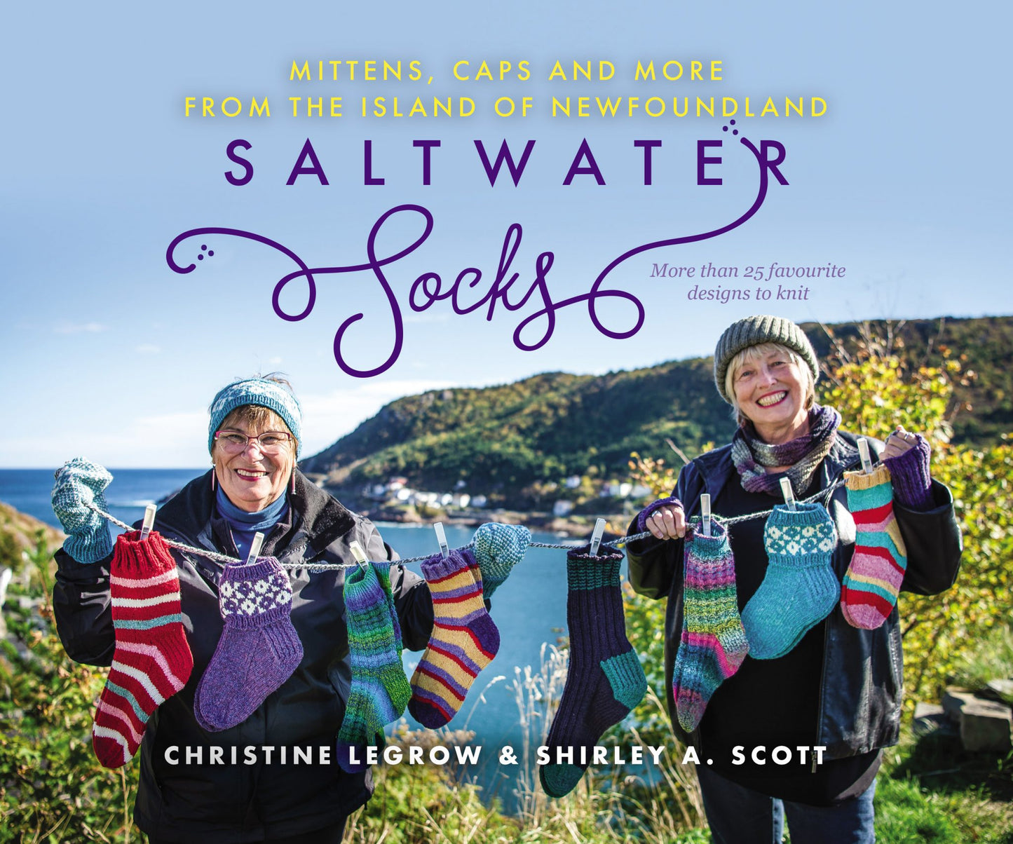 Saltwater Socks: Caps, Mittens & More From the Island of Newfoundland  by Christine LeGrow and Shirley A. Scott
