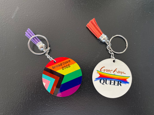 Come Home Queer Keychain