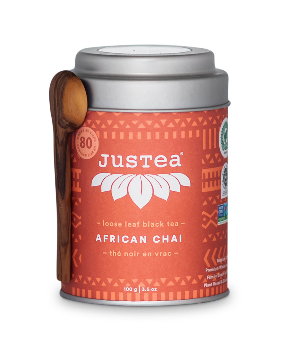 Justea Organic Kenyan Fair Trade Tea
