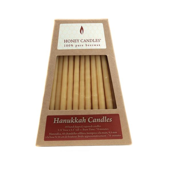 Honey Candles Beeswax Hanukkah Candles