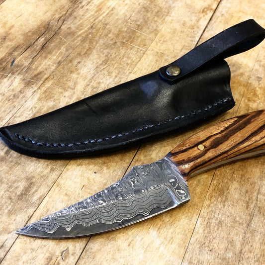 Georgecraft Damascus Handmade Wood Handle Knife