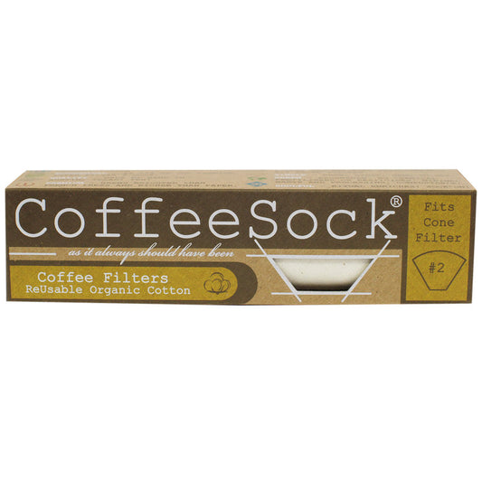 Reusable Organic Cotton Filters from Coffee Sock