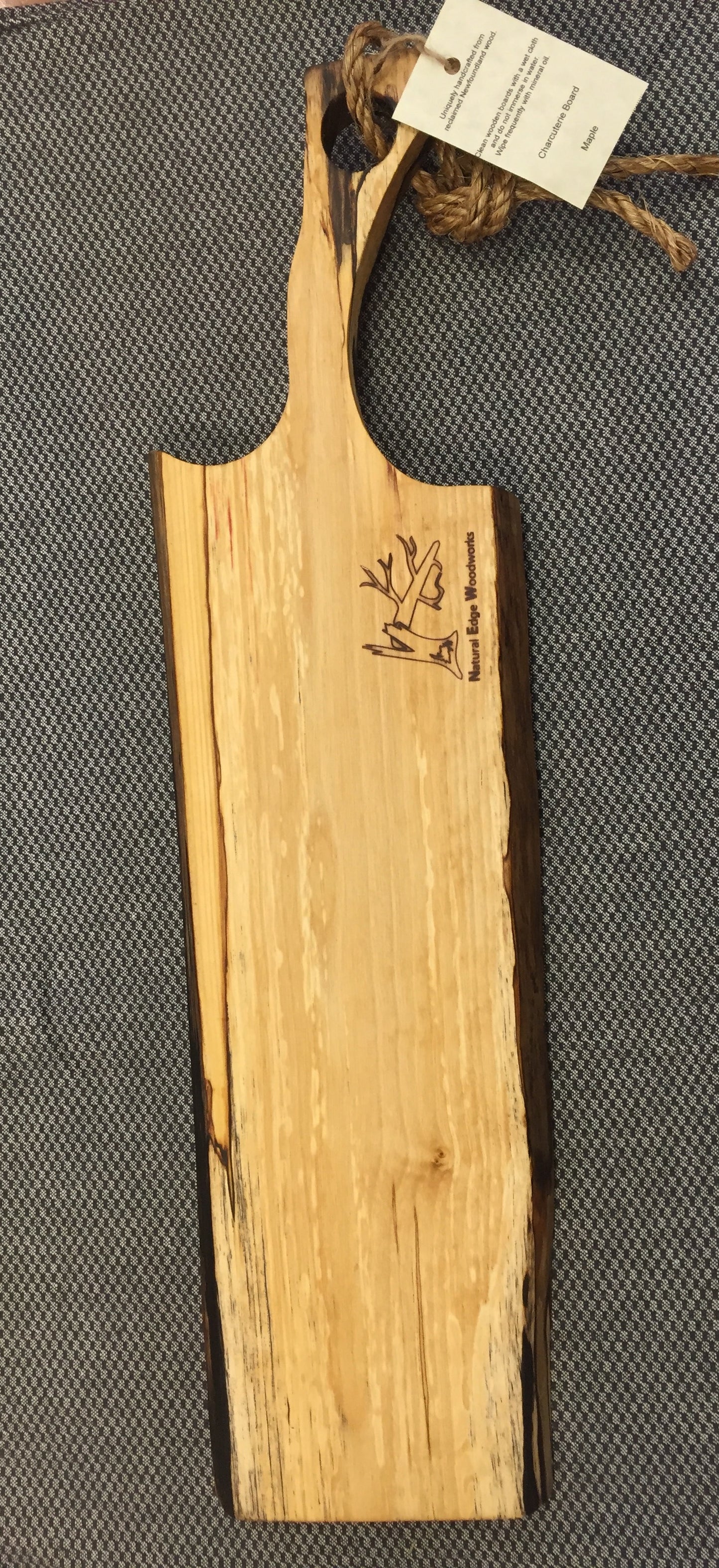 Natural Edge Serving Boards Made from Salvaged Newfoundland Wood