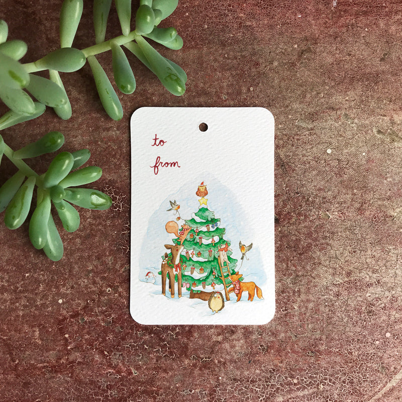 Holiday Gift Tags by Gotamago