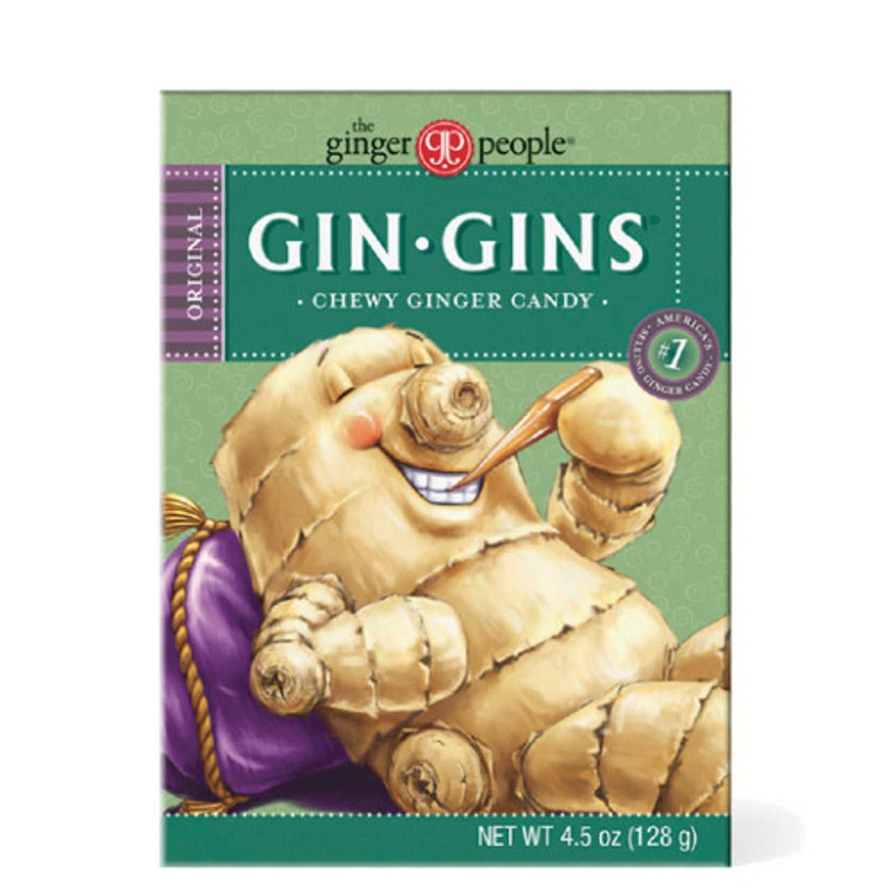 GIN GINS Original Chewy Ginger Candy 45 grams
