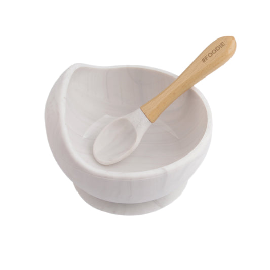 Silicone Bowl + Spoon Set from Glitter & Spice