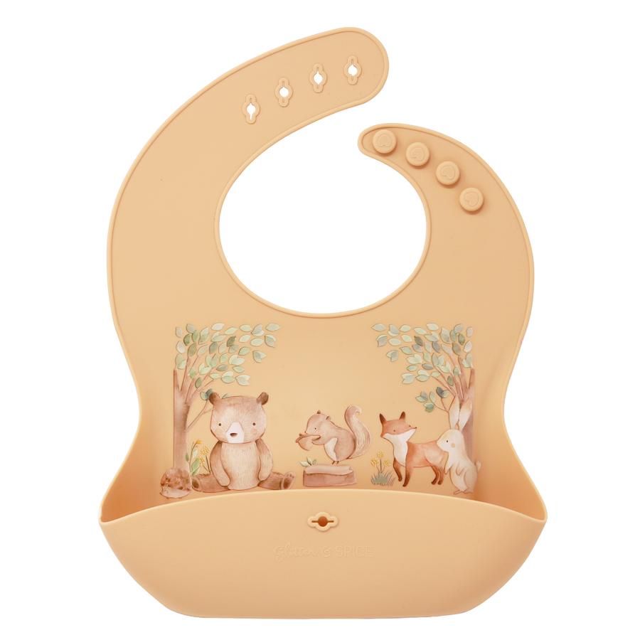 Silicone Bib from Glitter & Spice