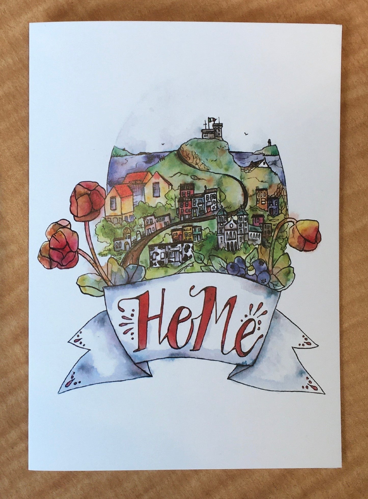 St. John's is Home Greeting Cards by Anna Bullock