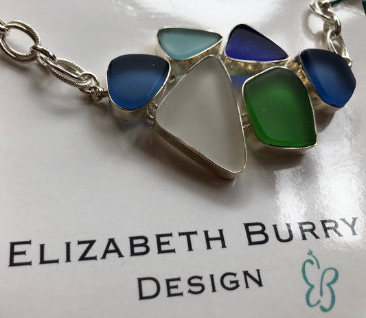 Sea Glass Bracelet from Elizabeth Burry Designs
