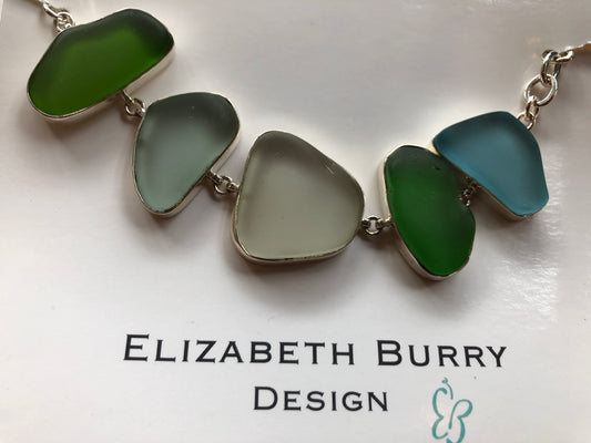 Sea Glass Bracelet from Elizabeth Burry Designs