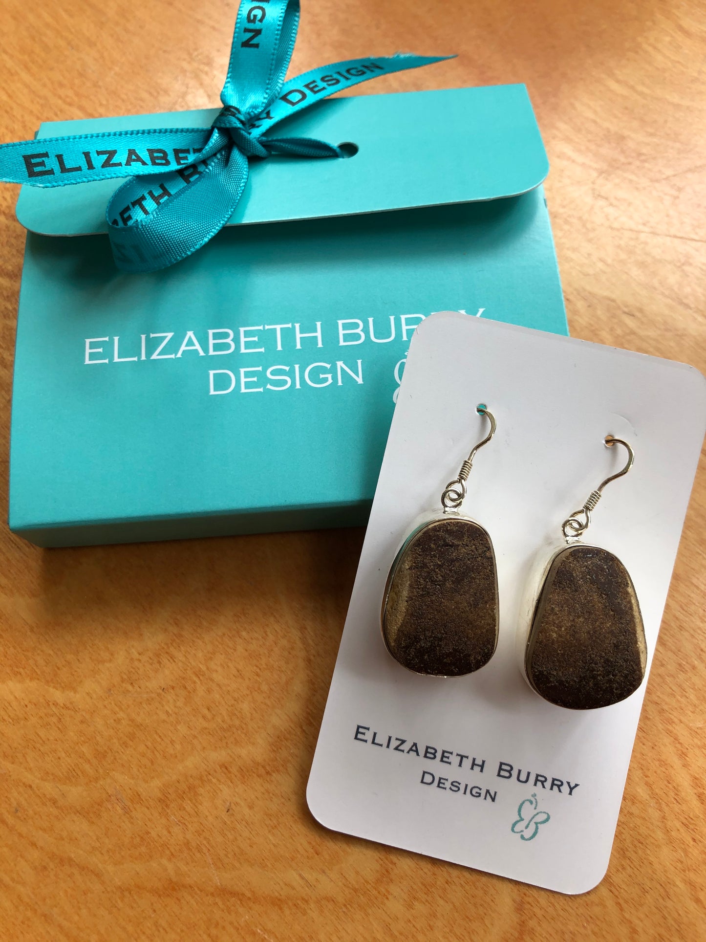 Sea Glass Earrings from Elizabeth Burry Designs
