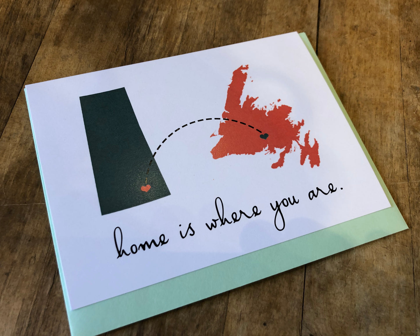 Home Is Where You Are Greeting Cards by Halifax Paper Hearts