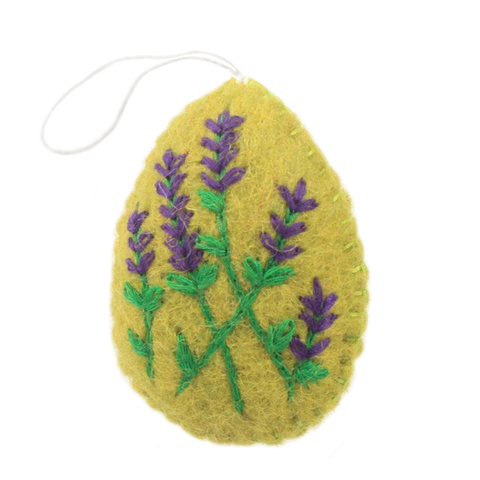 Hamro Felted Spring Egg Ornaments