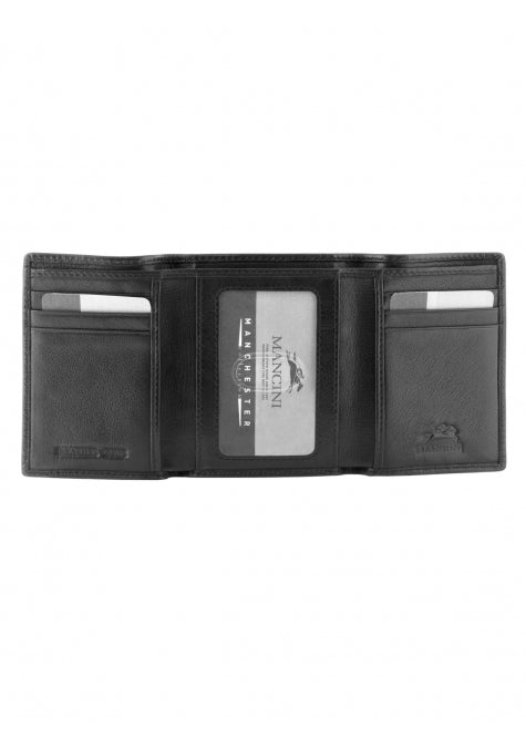 Mancini Manchester Collection Men’s Trifold Wing Wallet
