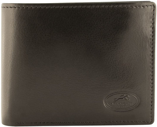 Mancini Manchester Collection Men’s RFID Secure Wallet with Coin Pocket