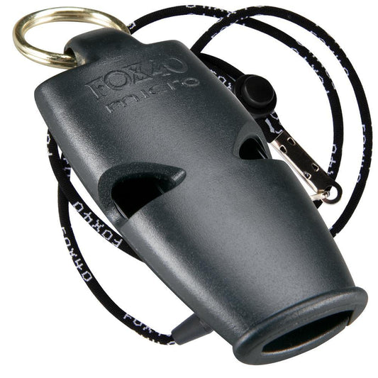 FOX 40 Micro Pealess Whistle with Lanyard