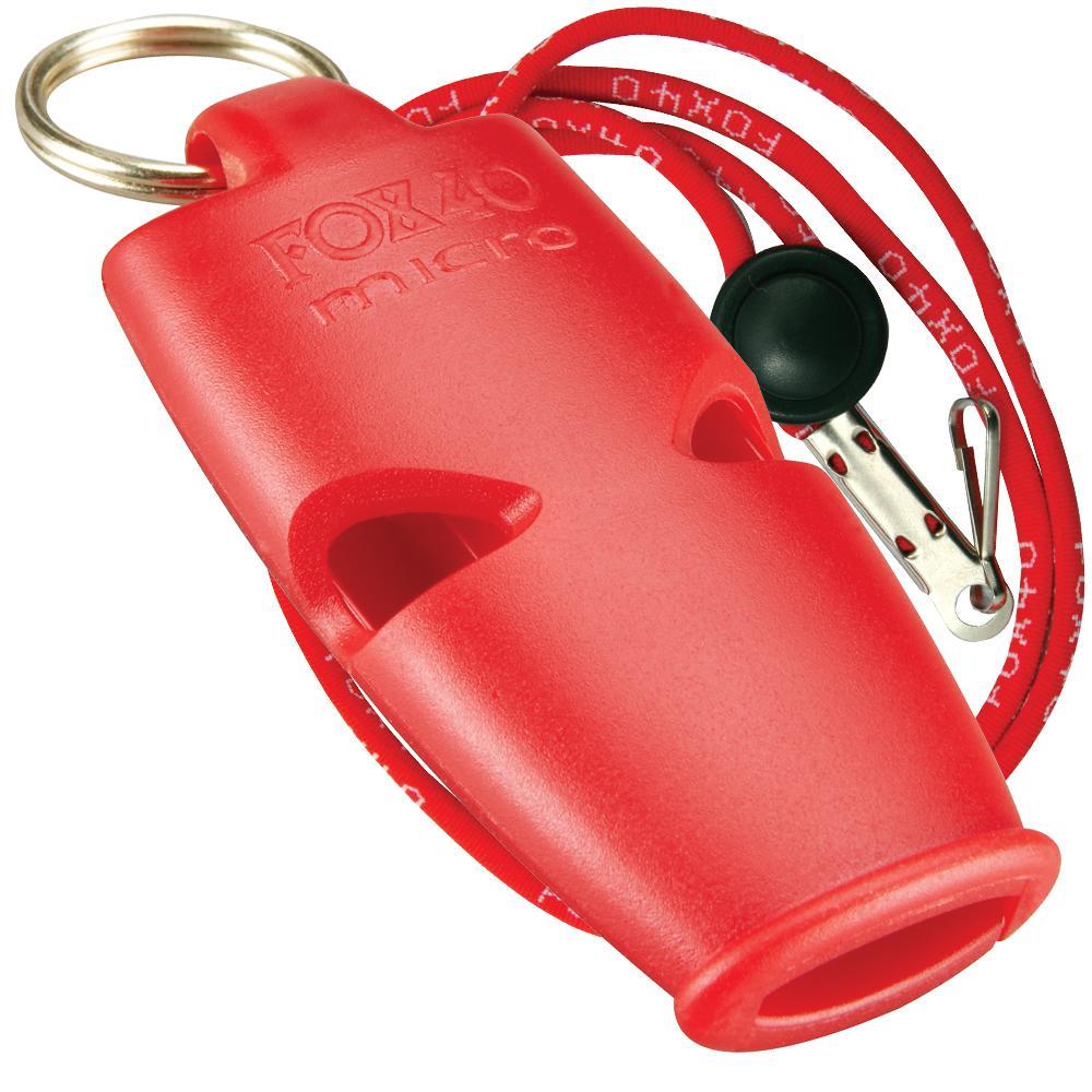 FOX 40 Micro Pealess Whistle with Lanyard