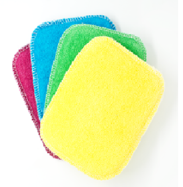 EuroScrubby Sponge Style Scrubby (SOLID COLOURS)