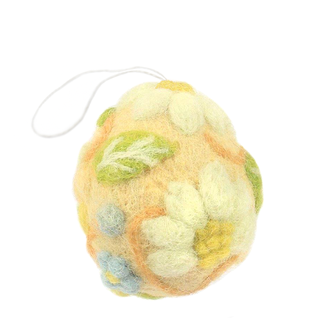 Hamro Felted Spring Egg Ornaments