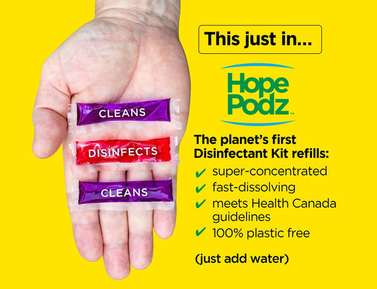 HopePodz Plastic Free Concentrated Cleaner Refills