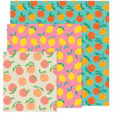 Beeswax Food Wrap Set of 3 by Danica