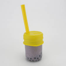 LUUMI Bubble Tea Unplastic Straw + Lid 100% Silicone