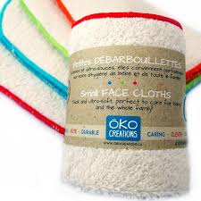 Öko Creations Organic Cotton Face Cloth 4/pack