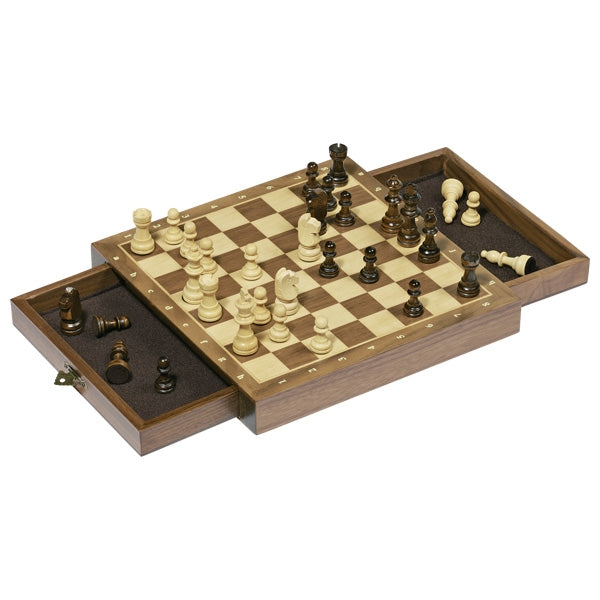 Goki Wooden Magnetic Chess Set