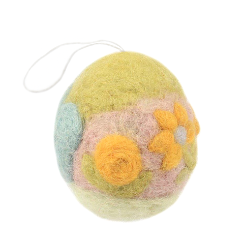 Hamro Felted Spring Egg Ornaments