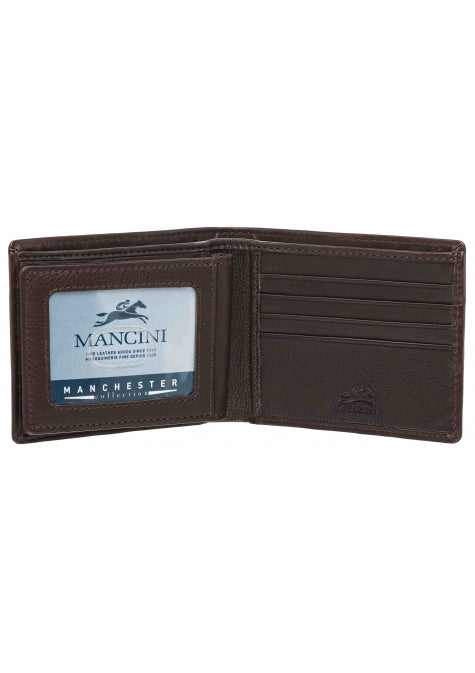 Men's RFID Secure Billfold with Removable Center Wing Passcase