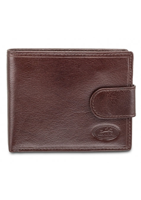 Mancini Leather Wallet with Coin Pocket