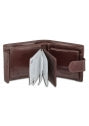 Mancini Leather Wallet with Coin Pocket