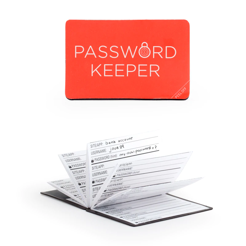 Password Keeper Log Book by Kikkerland