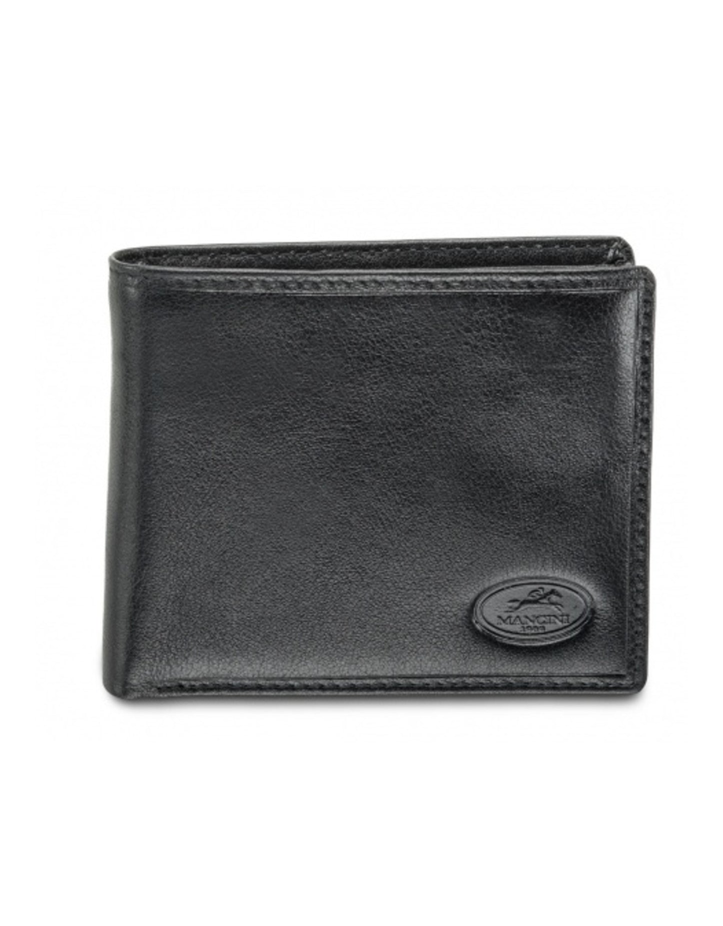 Men’s RFID Secure Center Wing Wallet with Coin Pocket