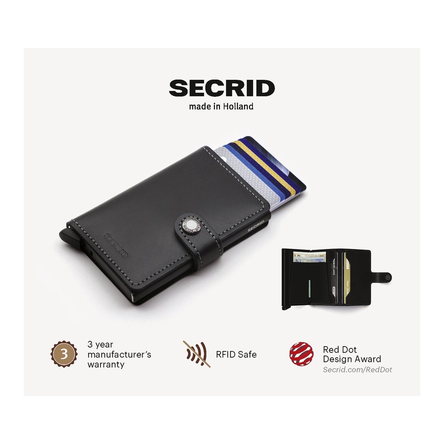 Secrid RFID Leather Miniwallet