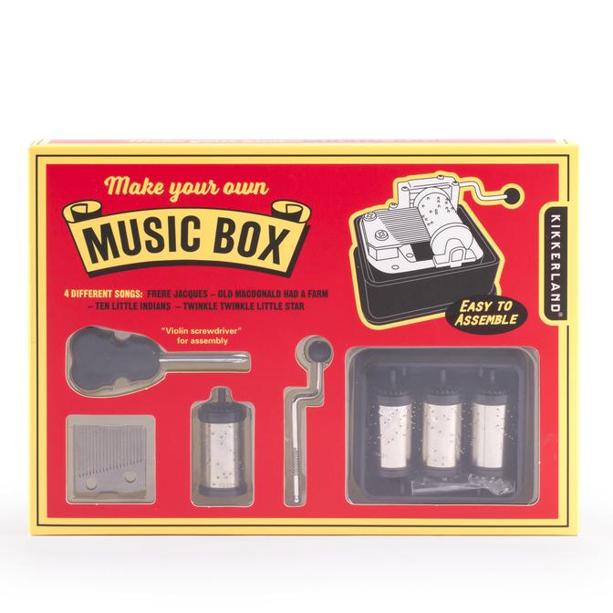 Kikkerland DIY Make Your Own Music Box