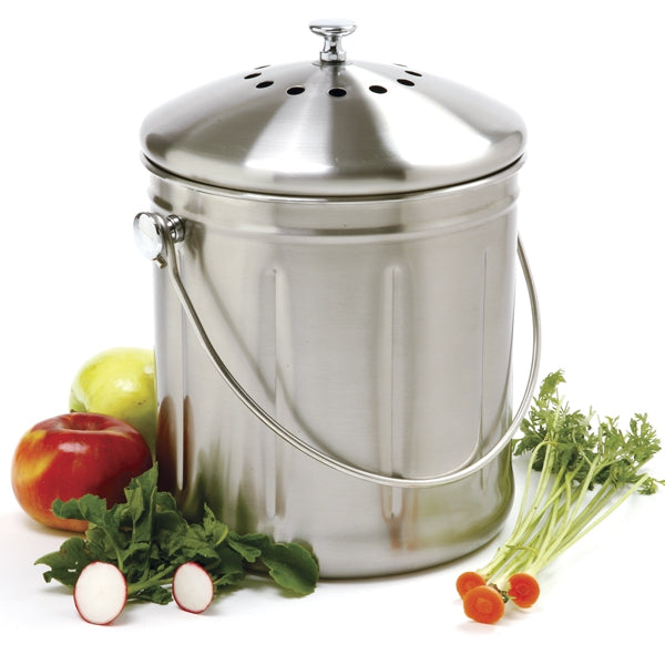 Norpro 1.5 Gallon Stainless Steel Compost Keeper