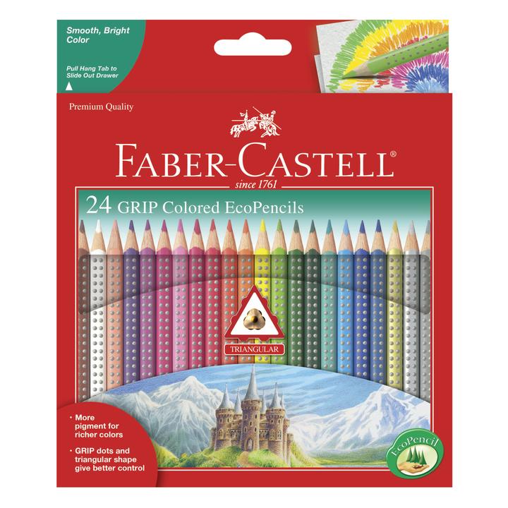 Faber-Castell Grip Colour EcoPencils Set of 24