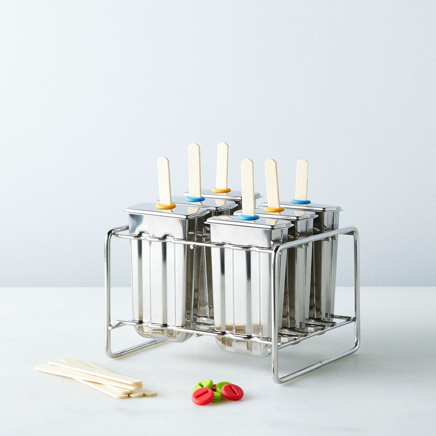 Onyx Stainless Steel Ice Pop Molds