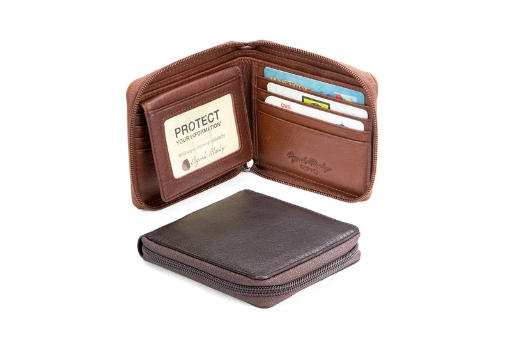 Osgoode Marley RFID Zipper Passcase Wallet
