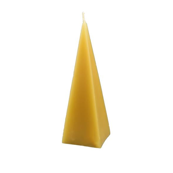 Honey Candles Pyramid Beeswax Candle