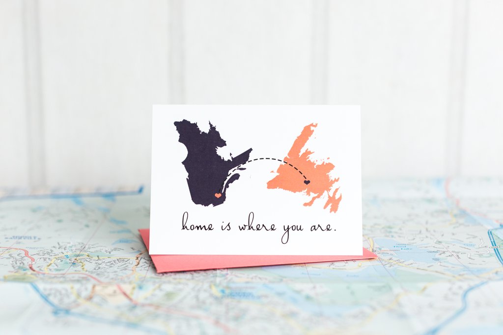 Home Is Where You Are Greeting Cards by Halifax Paper Hearts