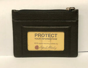 Osgoode Marley Leather RFID Grab & Go Card Case Wallet